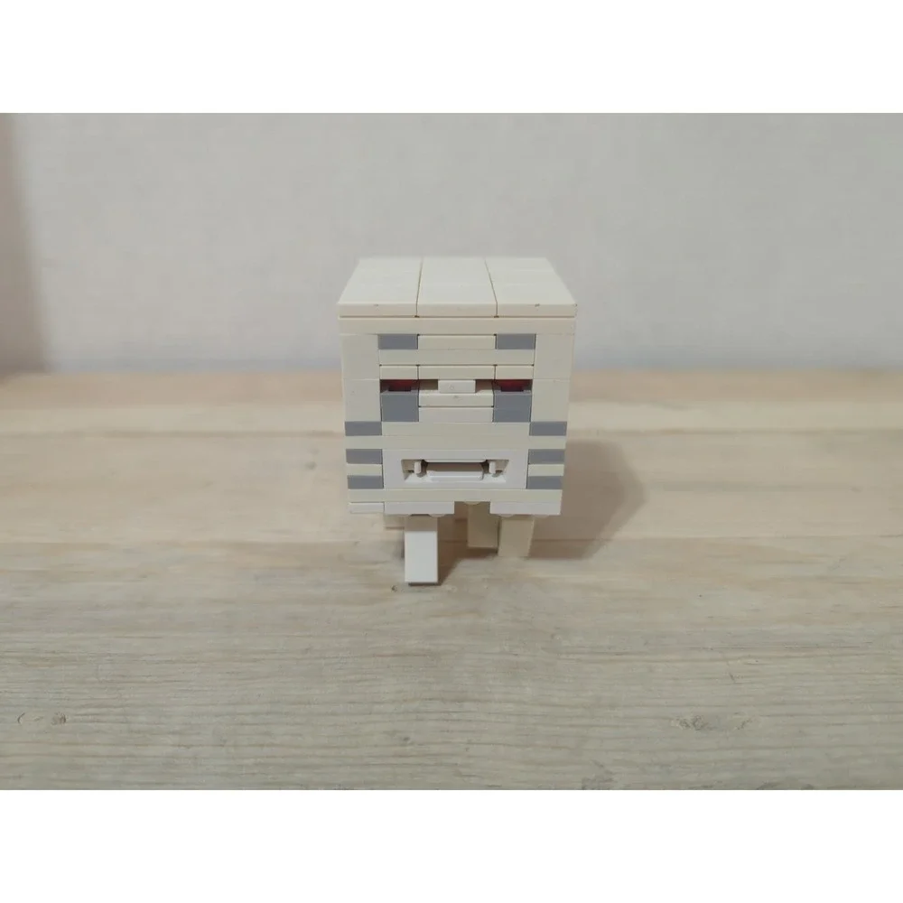 LEGO MINECRAFT GHAST MOB MINIFIGURE BRICK-BUILT USED FROM 21143